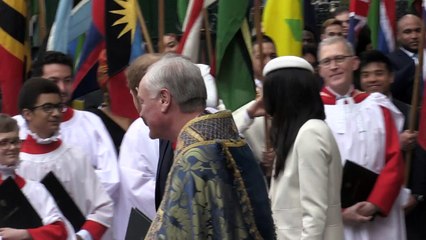 Meghan em compromisso oficial com Elizabeth II