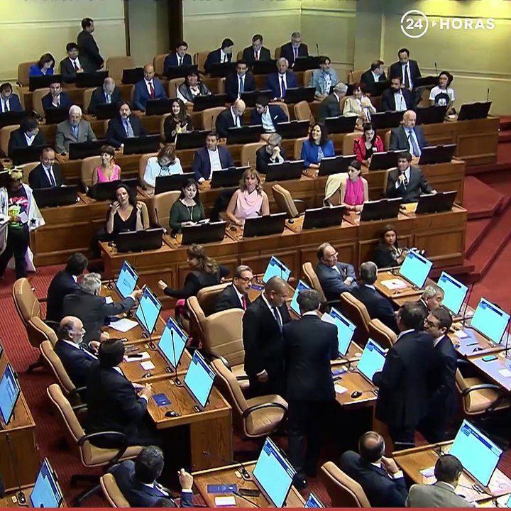 Primera Votacion del Diputado Florcita Motuda Raúl Alarcón en su estilo con capa y antena