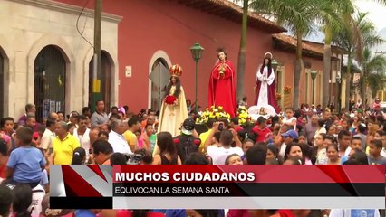 Muchos ciudadanos equivocan el sentido de la semana santa