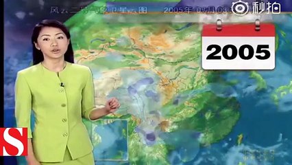 Yaşlanmayan Çinli spiker görenleri şaşırttı