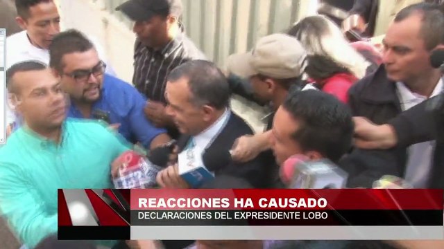Declaraciones del expresidente Lobo han causado reacciones