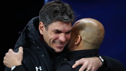 Download Video: Guardiola offers 'big hug' to sacked friend Pellegrino