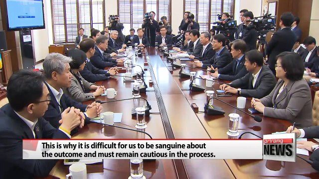 S. Korean President Moon says fate of Korean Peninsula hangs on next two months while China's Xi credits S. Korea efforts for great progress