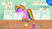 Care of Pony. My Little rainbow Pony . Horse pony wants to play. Treat colored Pony horse. Kids Game