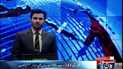 Installation of solar system in the 245 mosques and 30 temples in Thar