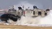 U.S. Navy Hovercraft – 'LCAC' Lands on Korean Beach