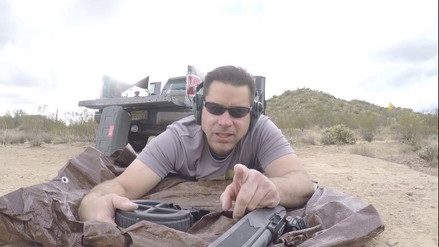 100 Rounds of CCI Mini Mags for accuracy .22 into Block of Clay Ruger 10/22 100 round drum magazine