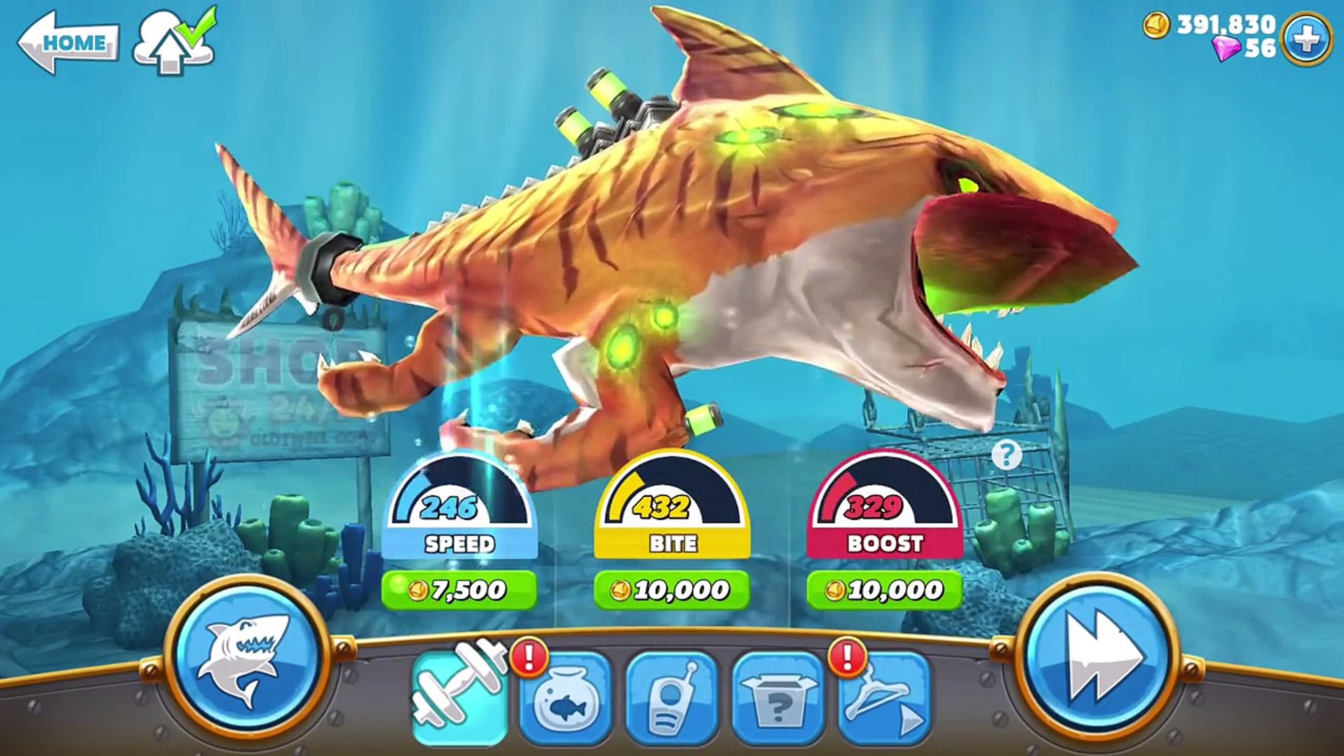 Feed and Grow Fish Gameplay German - Mosasaurus Vs. Sea Turtle