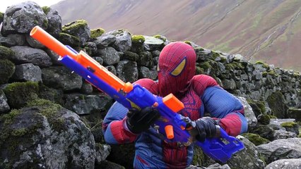 SNIPER SPIDERMAN (BB, Air, Pellet, Nerf Gun) NERF N-Strike Longstrike CS-6 Sniper Rifle Adventure