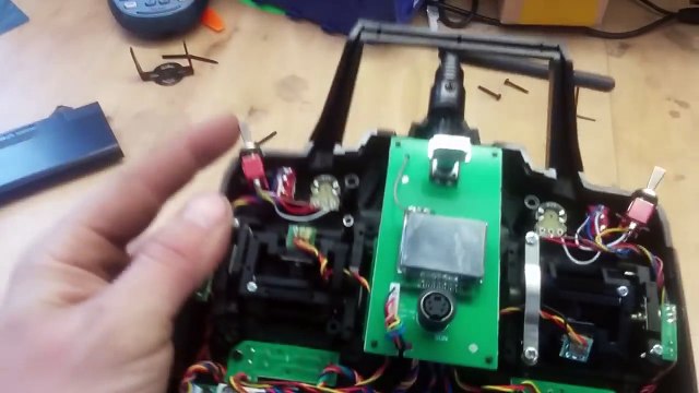 Add 3 button switch on Flysky FS-T6