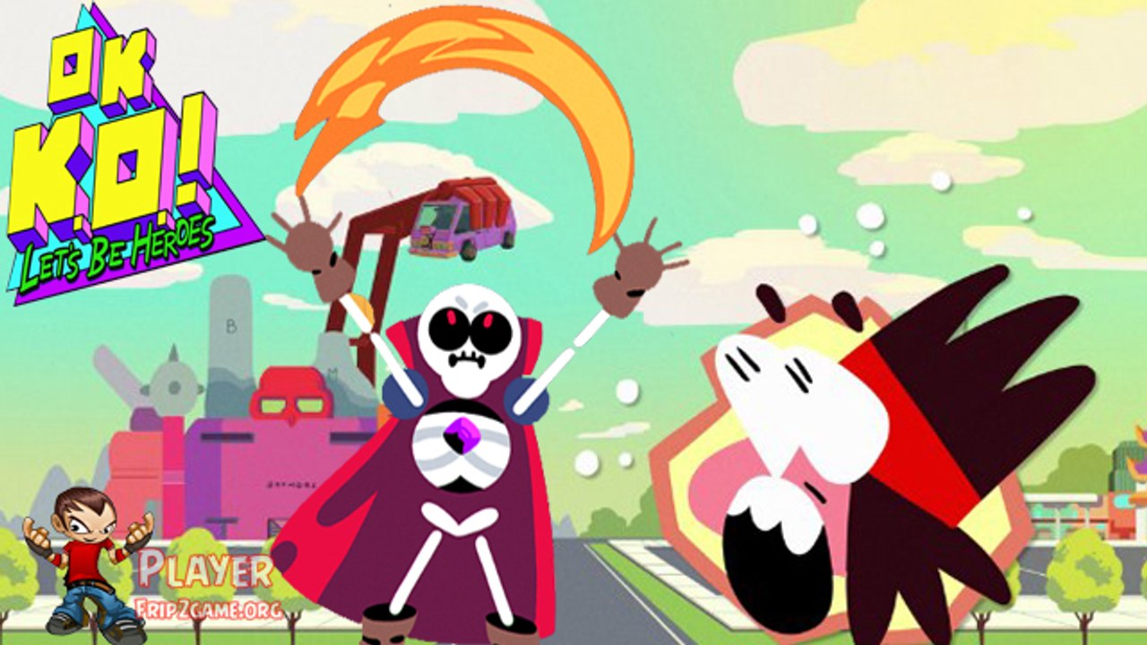 K.O Used A Real Magic Skeleton POW Card - OK K.O.! Let's Play Heroes