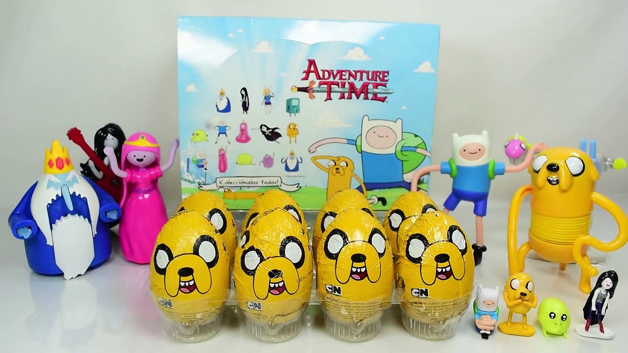 12 Huevos Kinder Sorpresa Hora de Aventura en Español | JuguetesYSorpresas