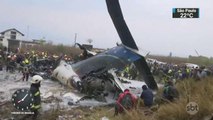No Nepal, avião cai ao tentar aterrissar em aeroporto