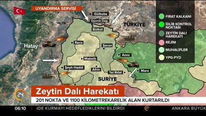 TSK ve ÖSO Afrin merkeze ilerliyor