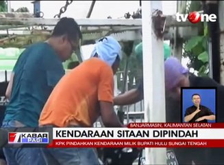 Puluhan Kendaraan Mewah Bupati Hulu Sungai Tengah Disita KPK