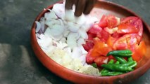 Village Food | Garlic sea fish fry | Grandmother recipes-40