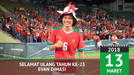 Selamat Ulang Tahun Ke-23 Evan Dimas!