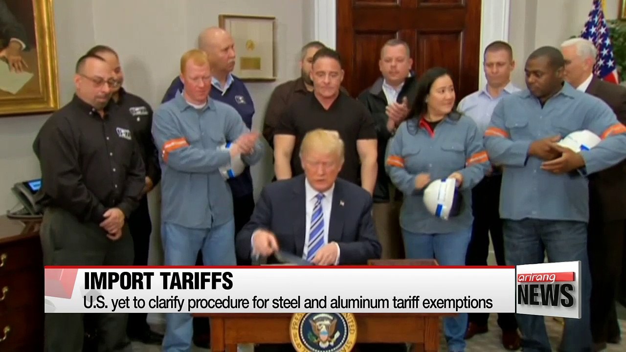 U.S. yet to give guidelines on exact procedure for exemptions on steel and aluminum import tariffs