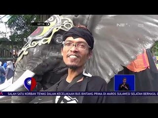Lucunya Gajah Buatan Warga  NET 10