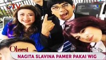 Nagita Slavina Pamer Pakai Wig