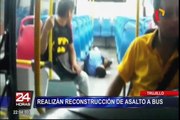Trujillo: reconstruyen asalto a microbús donde hirieron a un policía