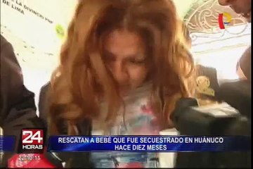 El Agustino: detienen a mujer que secuestró a bebé de dos meses