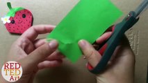 Kawaii Strawberry Bookmark Corner - Easy Paper Crafts - Shopkins inspired