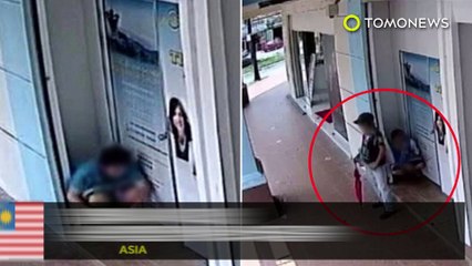 말레이시아 여고생, 남의 영업장 앞에 몬스터급 응가