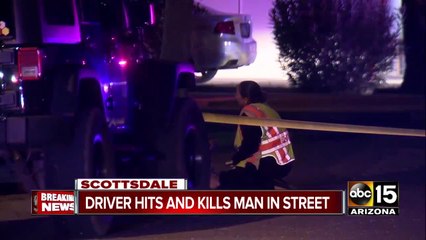 Man dies after being hit by an SUV in Scottsdale