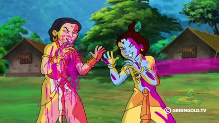 Radha Krishna's - Holi in Vrindavan _ Kids Cartoon ( 720 X 1280 ) - video  Dailymotion