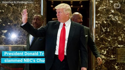 How Chuck Todd Feels About Trump's Insult