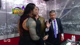 Roman Reigns temporarily suspended- WWE RAW 12th March 2018