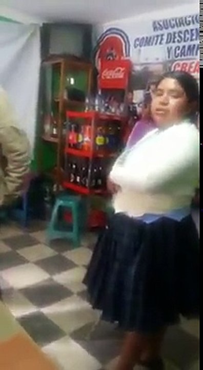 Wife hitting back husband