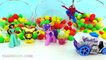 Play Doh Dippin Dots Ice Cream Surprise Toys Cups Spider-Man My Little Pony Pokemon Pikachu Shopkins