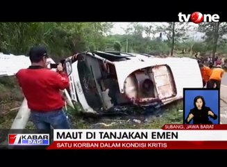 Kecelakaan Minibus Maut di Tanjakan Emen, 16 Orang Kritis