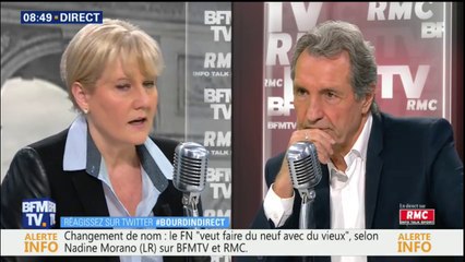 "On sacrifie nos anciens pour traiter la politique migratoire dans ce pays", a lancé Nadine Morano