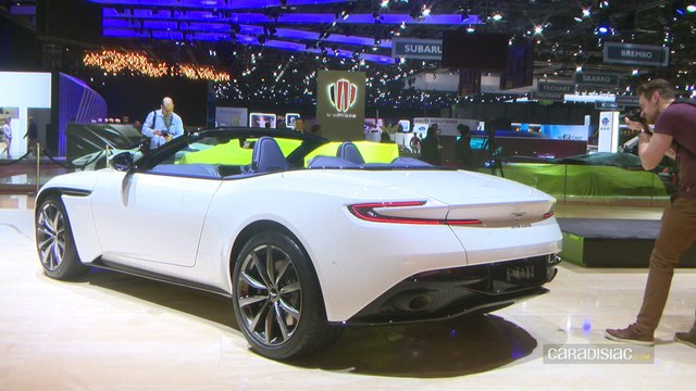 ASton Martin DB11 Volante en direct du salon de Genève
