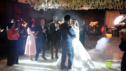 النجم الكبير "أحمد فؤاد" والنجمة "ياسمين رئيس" في مشهد الزفاف من كواليس #أنا_شهيرة_أنا_الخائن