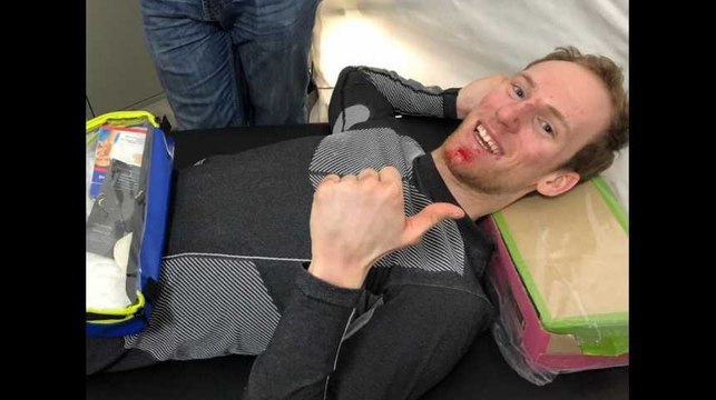 Jeux Paralympiques : lourde chute pour Jasper Balcaen