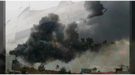 Conversation between ATC and  air Bangla pilot before plane crashed|49  people death|