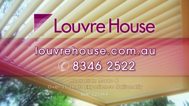Aluminium Opening and Closing Louvre Roofs | Pool Enclosures | Alfresco Entertainment Areas | Aluminium Louvre Screens | Aluminium Sun Louvres - Louvre House
