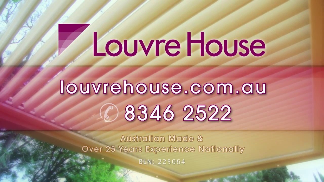Aluminium Opening and Closing Louvre Roofs | Pool Enclosures | Alfresco Entertainment Areas | Aluminium Louvre Screens | Aluminium Sun Louvres - Louvre House
