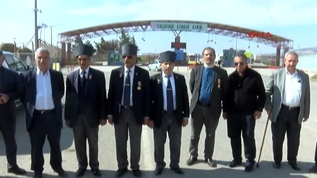 Kilis Ağrılı Gaziler, 'Zeytin Dalı Harekatı'na Destek İçin Kilis'te