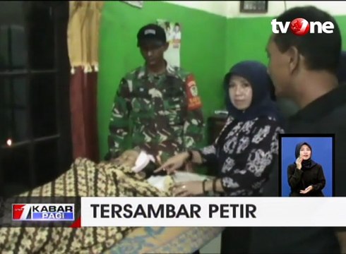 Nenek Tewas Tersambar Petir