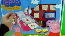 DIY Peppa Pig sticker Making ivity kit [Peppa Pig sticker Dispenser] kids Toy