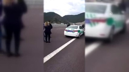 Otoyolda Ters Yönde İlerleyen Otomobil Kazaya Neden Oldu - Yalova