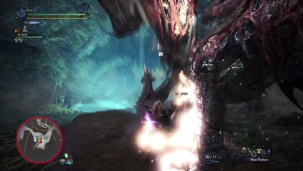 Monster Hunter: World Lance VS Vaal Hazak