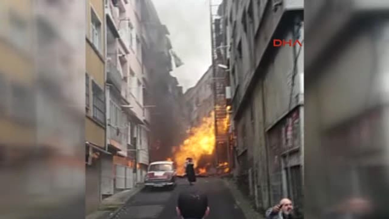 Fatih'te Doğalgaz Patlaması