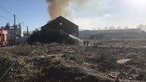 Incendie d'un pavillon abandonné à Ancenis