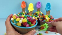 Ice Cream Cups Jelly Beans Surprise Eggs Zootopia Finding Dory Disney Princess Shopkins TMNT Toys